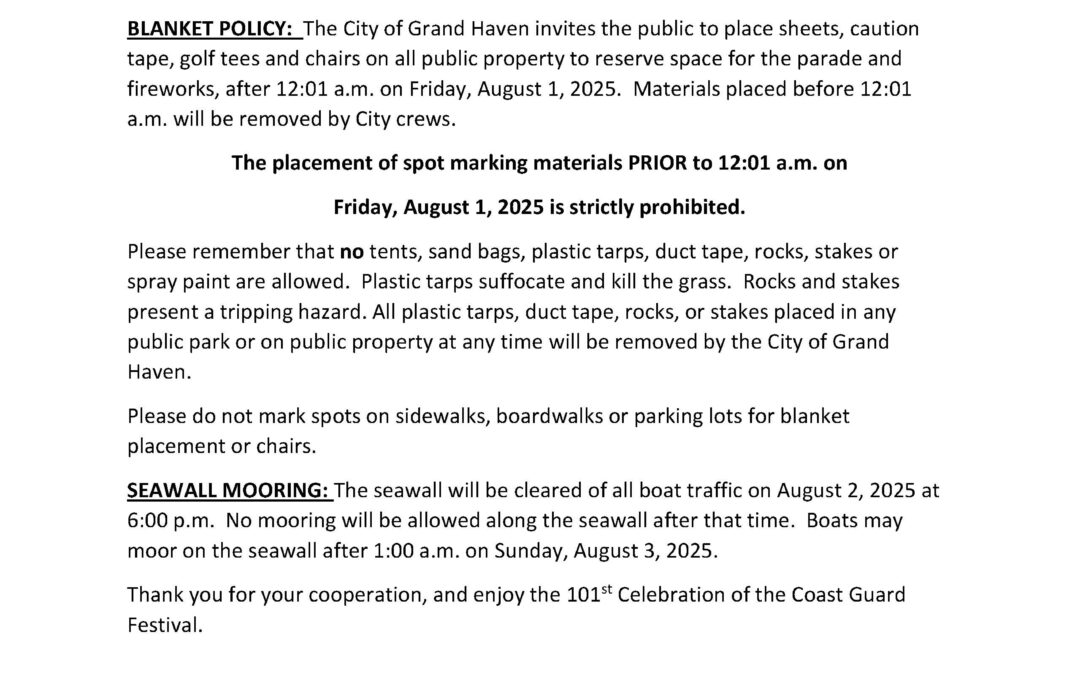 2025 Blanket Policy